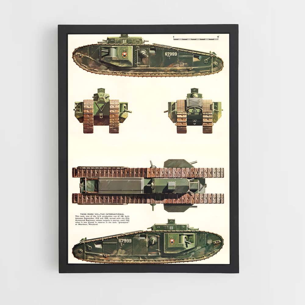 Poster Blindage Double – affiche World Of Tanks (vue 2)